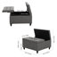 81.5cm Wide Tufted Square Standard Ottoman with Storage-785603388