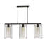 3 - Light Matte Black Kitchen Island Pendant