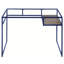 Bureau Yasin avec plateau en verre et finition bleue-1778444574