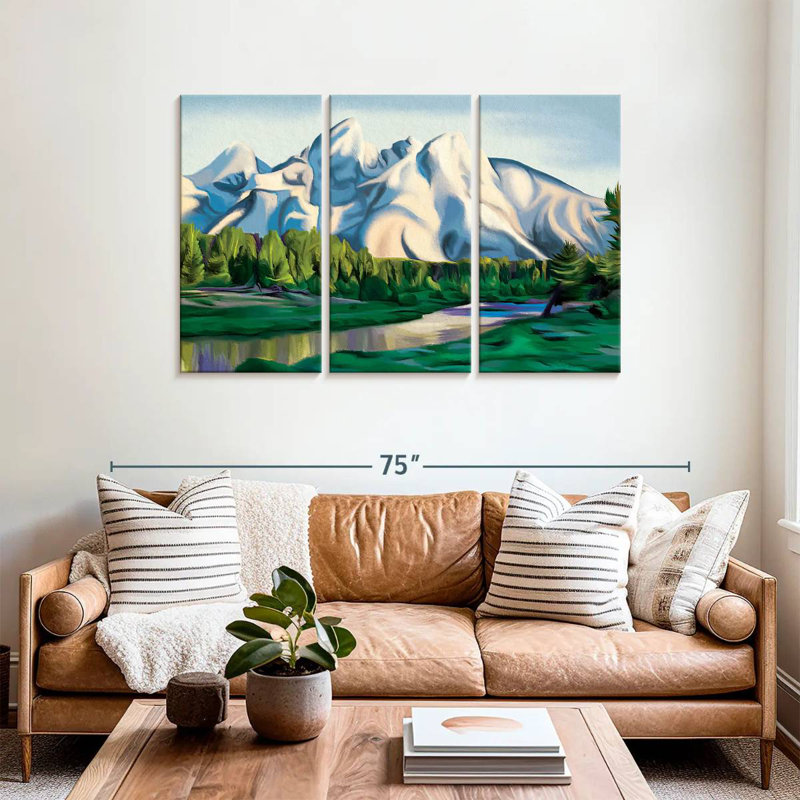 Alvord Grand Teton Daylight Bliss, H 36 po x l 57 po