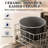 8Qt Silver Electric Pressure Cooker, 24 Cooking Programs, Touch & Dial Control, Delay Start Multi Cooker