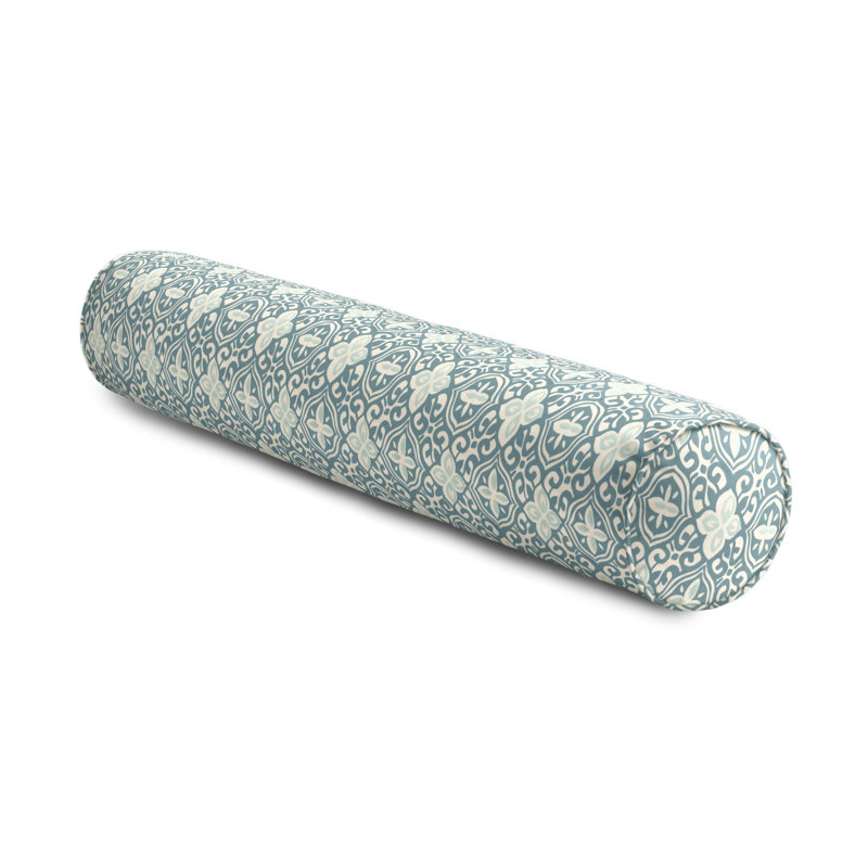 Linen Bolster Pillow Cover & Insert, Harbor, 9" x 48"