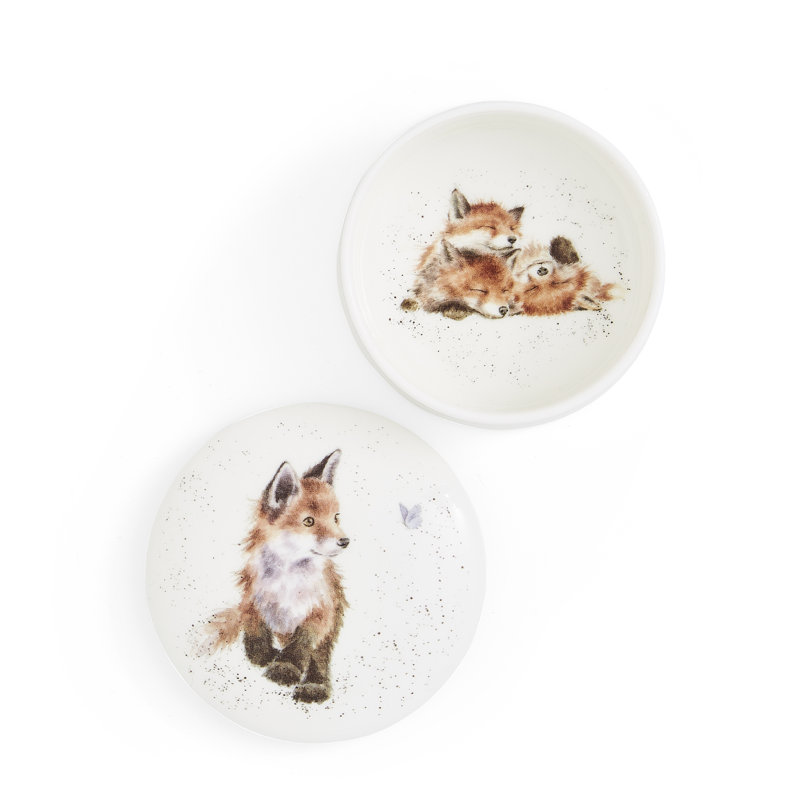 Wrendale Designs - Lidded Box (Fox)