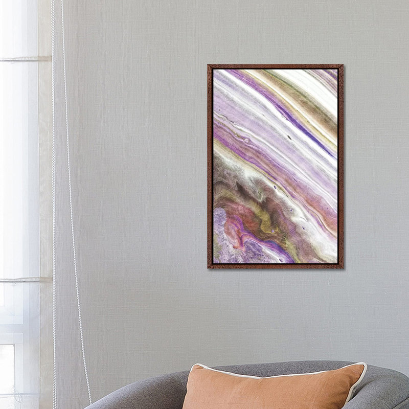 Atmospheric Conclusions I by Marcus Prime - Painting on Canvas, 66.04cm H x 45.72cm W x 3.81cm D, Classic Brown Wood Framed