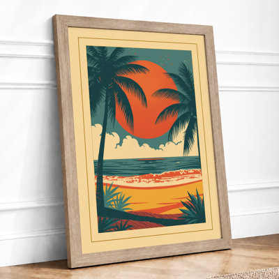 Sunset Diptych Tropical - Print