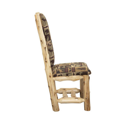 Traditional Cedar Log 18'' H Side Chair