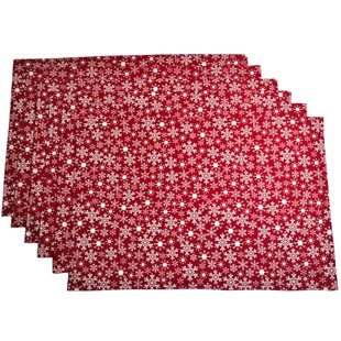 Cotton Geometric Rectangle Placemat (Set of 6)