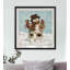 « bonhomme de neige », impression encadrée-39345392