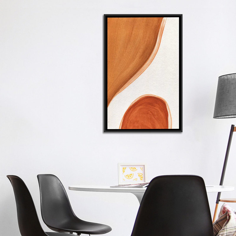 «Terracotta Line», reproduction d'art sur toile encadrée, H 40 po x l 26 po, Noir, Reproduction encadrée sans passe-partout