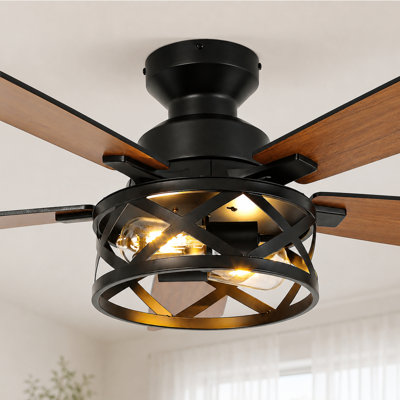 132.08 cm Ceiling Fan with Light Kit