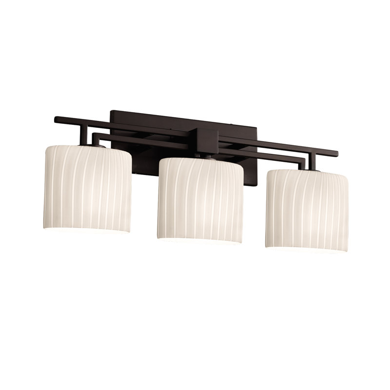 Kip 3 - Light Dimmable Vanity Light, Ribbon, Matte Black