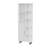 White 9-Shelf Linen Cabinet