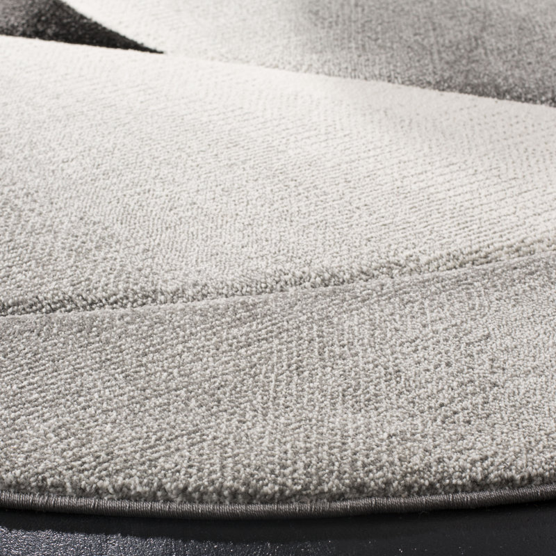 Vilica Performance Abstract Rug, Round 6'7"