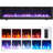 Elioenai 70" W Electric Fireplace Insert with Adjustable Color Flames & Fire Cracking Sound