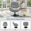 Upholstered Swivel Accent Chair-918650877
