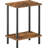 Leelan Small Side Table, Nightstand with 2-Layer Storage Shelves, Sofa Table for Small Spaces, Living Room, Bedroom, Stable Frame, Easy Assembly