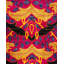 Tapis unique mauve / jaune / noir 11 pi 10 po x 17 pi 10 po Alvah
