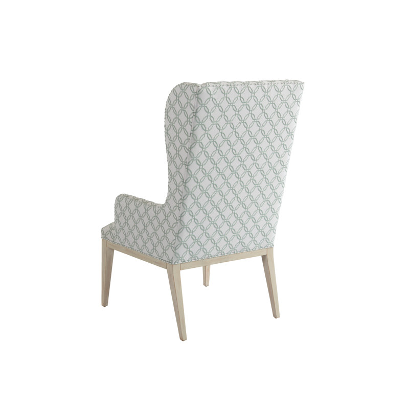 Newport 19'' H Upholstered Armchair, Viscose Blend  Gray, Sailcloth
