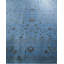 Tapis bleu / noir 9 pi 2 po x 12 pi 5 po Carma One-of-a-Kind