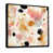 Toile avec cadre flottant noir