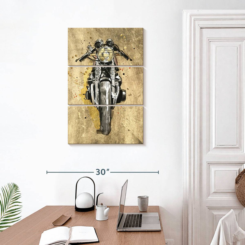 Mehar Metallic Rider I, 32" H x 20" W