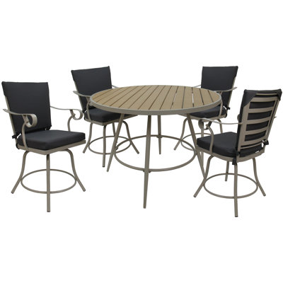 Ensemble repas extérieur pour 5 personnes Remelda