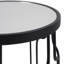 Mel Glass Top Frame Nesting Tables