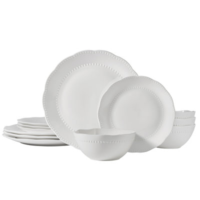 Mikasa Nova 12-Piece Dinnerware Set, Service for 4
