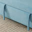 Lit en velours bleu de 54 pouces, convertible pour le confort de la maison, mode canapé confortable, commodité spacieuse pour le rangement du grand lit, choix de couleurs multiples. Espaces de vie convenables de 54 po, conversion facile en-408142056