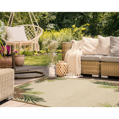 Tapis touffeté à motif floral Dasan