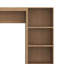 Grand lit escamotable en bois avec tablettes et armoires de rangement