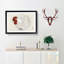 White Chicken by Kono Bairei - Picture Frame Graphic Art Print-55762581-55762582