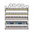 Nail Polish Organizer 5-Tier Wall Mounted Nail Polish Rack for Polish and Essential Oil Bottles, Black Display Shelf
