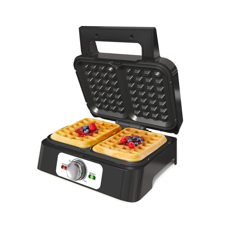 2-Slice Waffle Maker With Adjustable Temperature Control