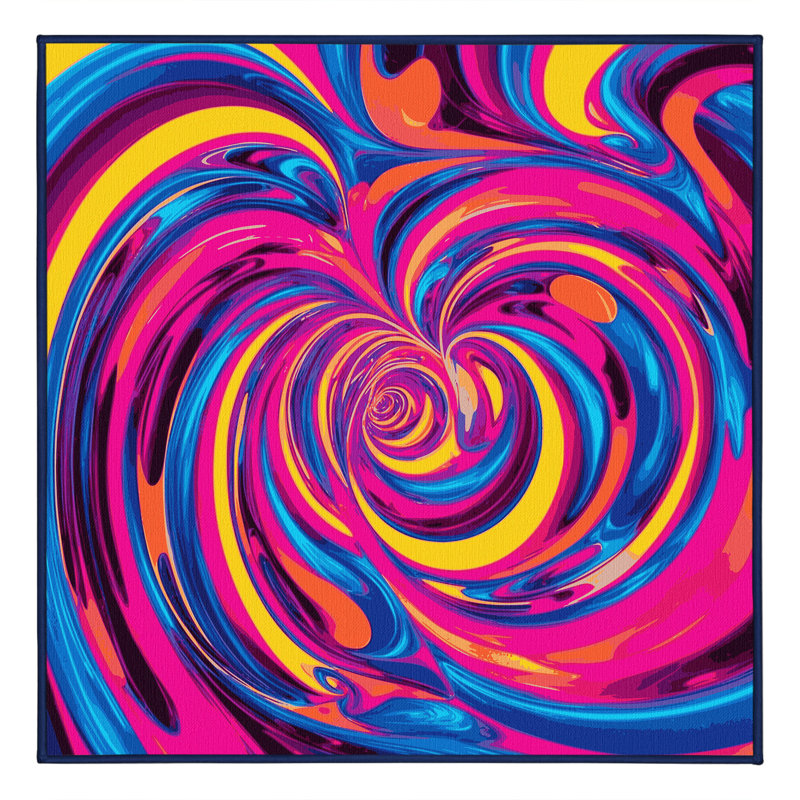 Prism Aurora Rug, Square 6'