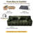 Boneless 114" Compression Cloud Sofa Deep Seat Large Couch With Pillows-1335575610