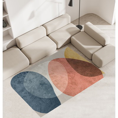 Laffoon Vinyl Machine Printed Area Rug