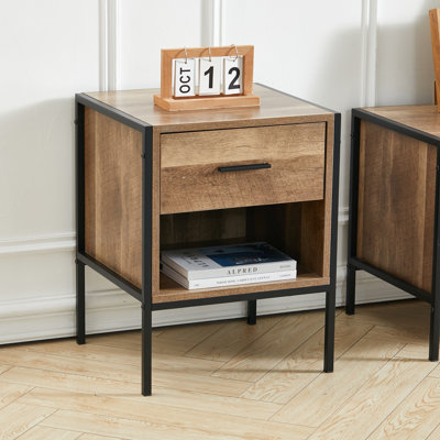 Otoe 43cm W Bedside Table