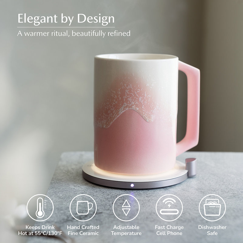 Ensemble Ui Artist Collection - nuage fuchsia, Beige/Pink