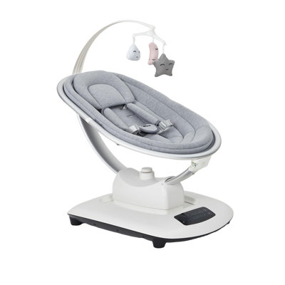 Electric Baby Swing with Remote Control, 5 Rocking Motions & 5 Speeds, Adjustable Recline Seat, 5-Point Safety Harness Built-in Music Plush Toys for Newborns to Toddlers
