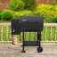 Le gril 700 granules de 690 pi. Po Surface de cuisson totale, chariot à 2 roues et tablette