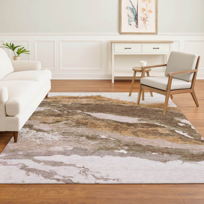 Premium Machine Washable Mayfield Abstract Rug