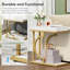 Table d'appoint en forme de C