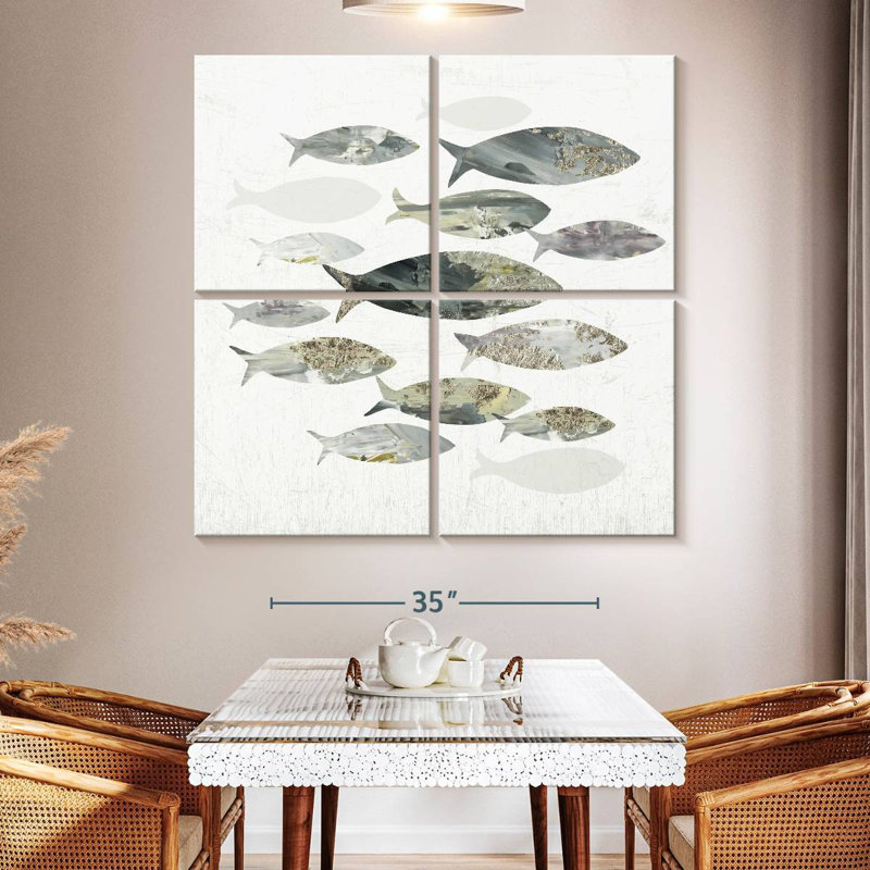 Brampt Gone Fishing I, 50" H x 50" W