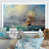 Toile blanche avec cadre photo