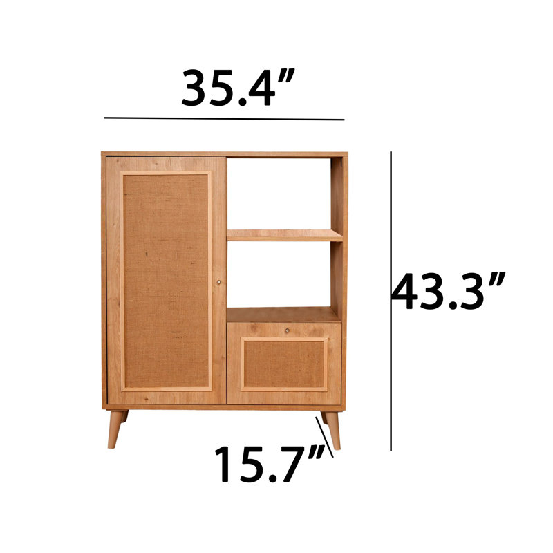 Solid Wood Accent Cabinet