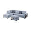 Canapé modulaire, canapé de rangement avec repose-pieds de rangement pour le salon-655983266