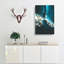 Explosion of Stars Above the Mountains - Wrapped Canvas-55370397