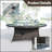 6-Seat Oval Fire Pit Table