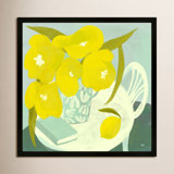 Yellow Flowers And Lemon Painting by StudioM